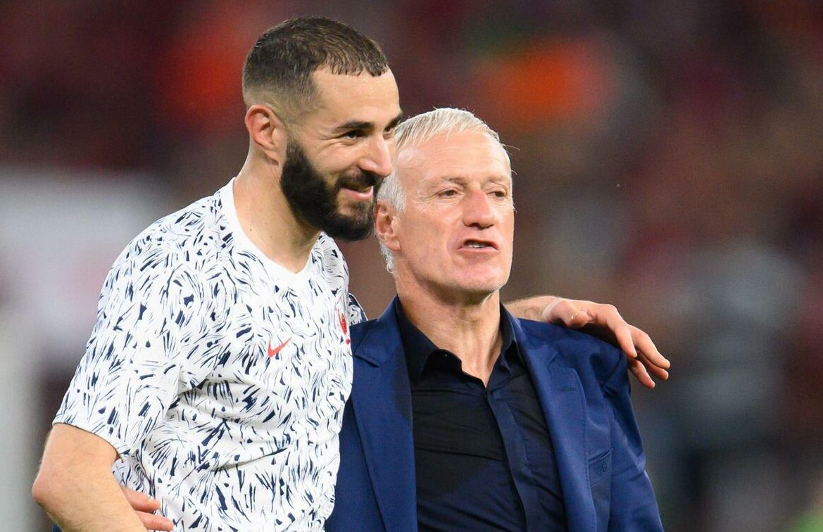 Didier Deschamps et Karim Benzema