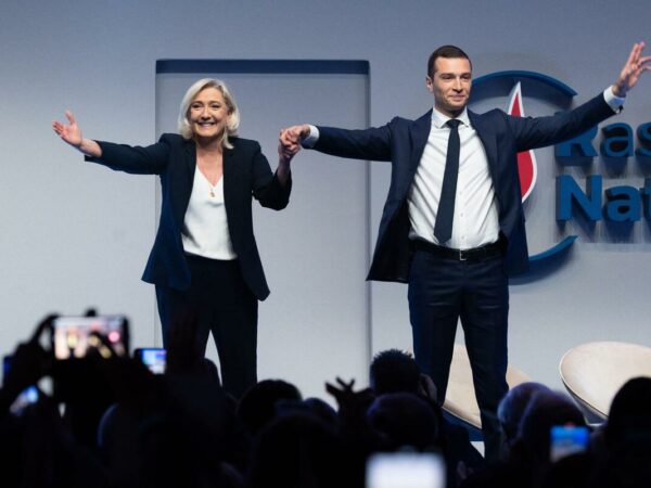 Marine Le Pen et Jordan Bardella
