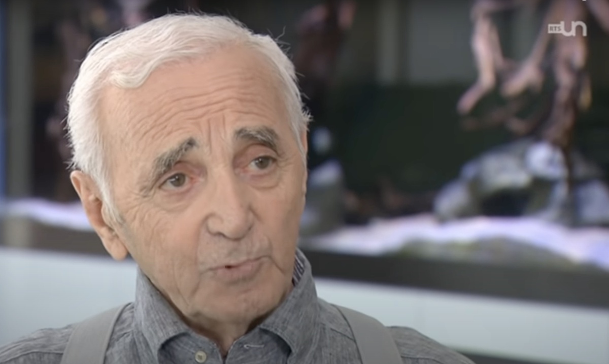 Charles Aznavour - capture d’écran RTS