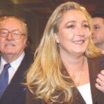 Marine Le Pen et Jean-Marie Le Pen