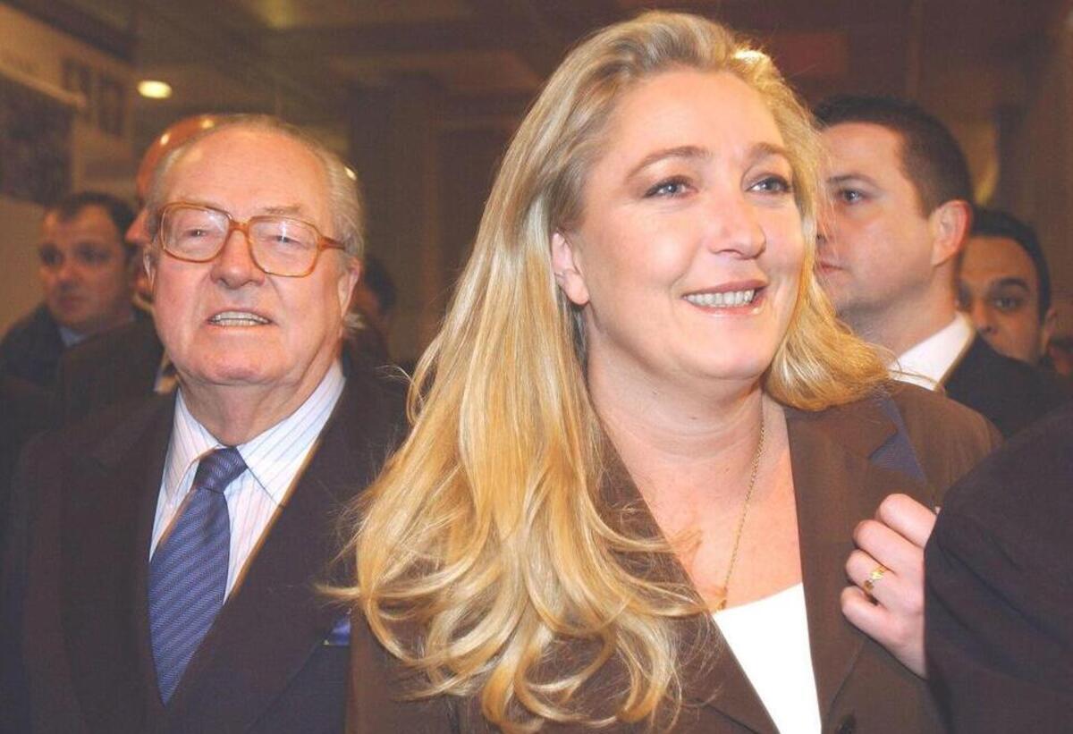 Marine Le Pen et Jean-Marie Le Pen