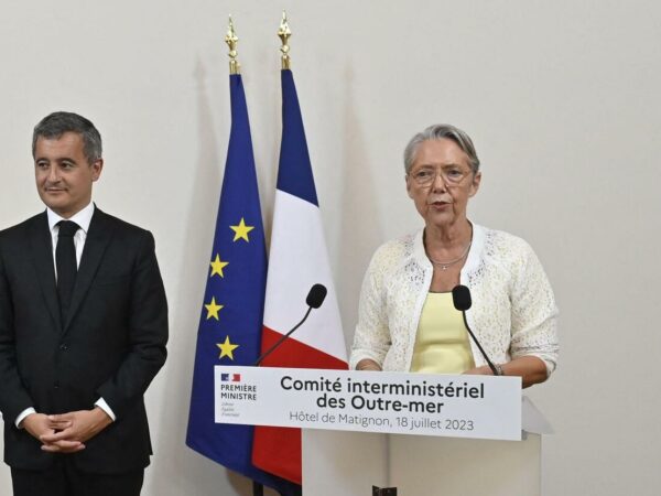Elisabeth Borne et Gérald Darmanin