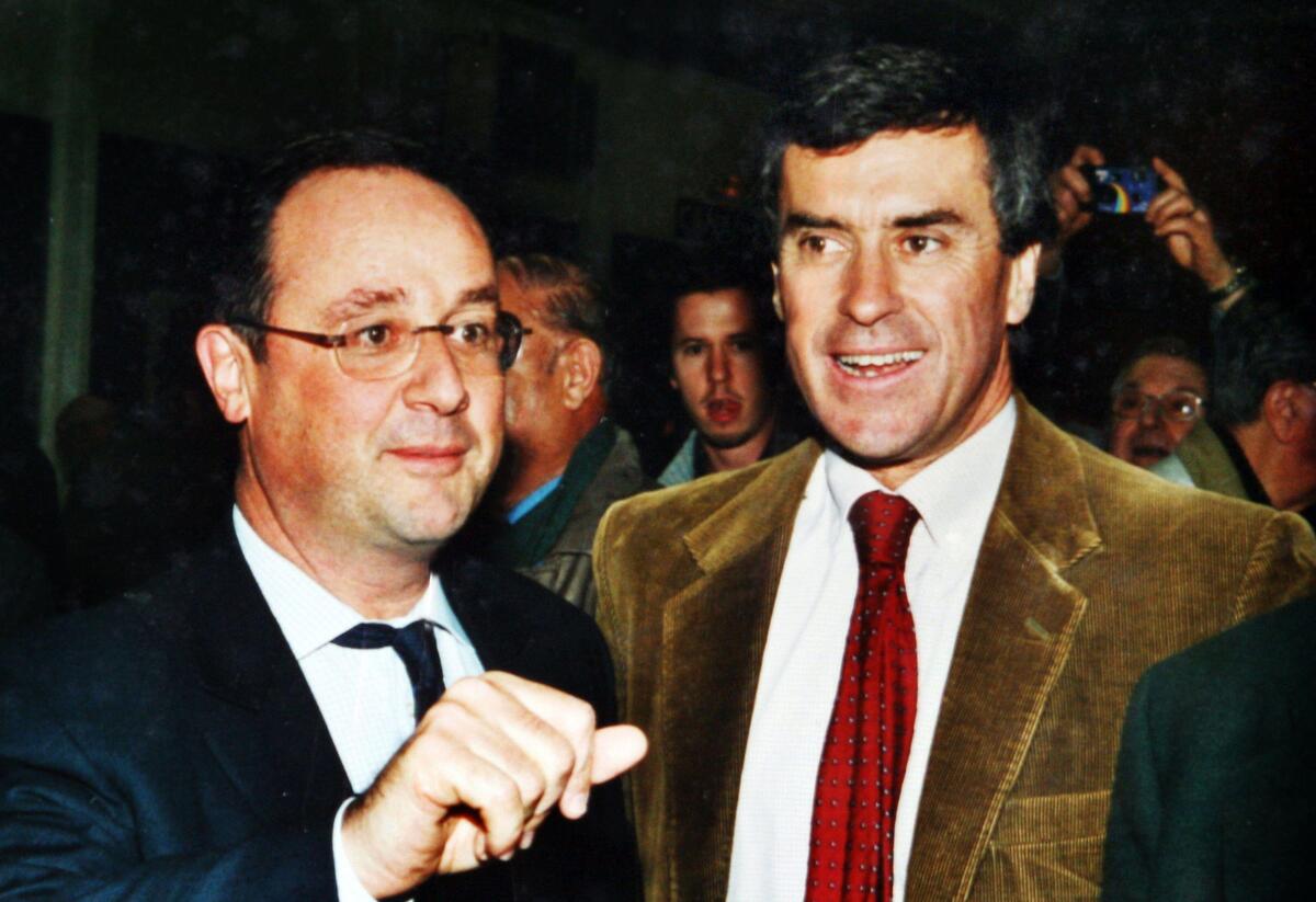 Jerome Cahuzac et Francois Hollande