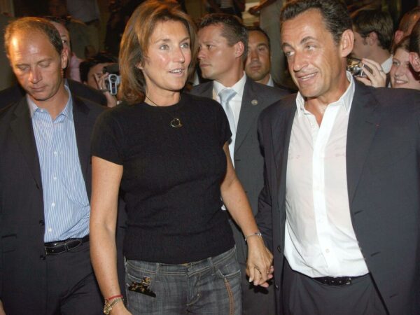 Nicolas Sarkozy and his wife Cecilia