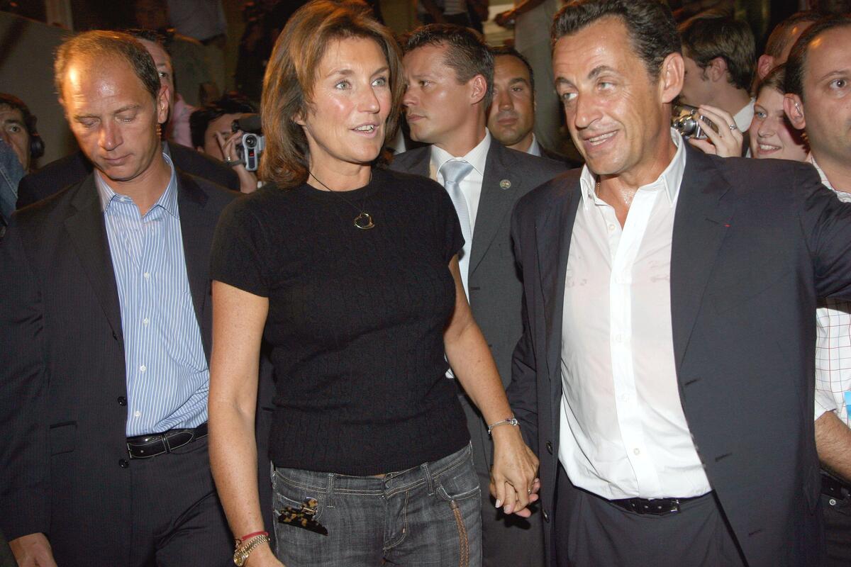 Nicolas Sarkozy and his wife Cecilia