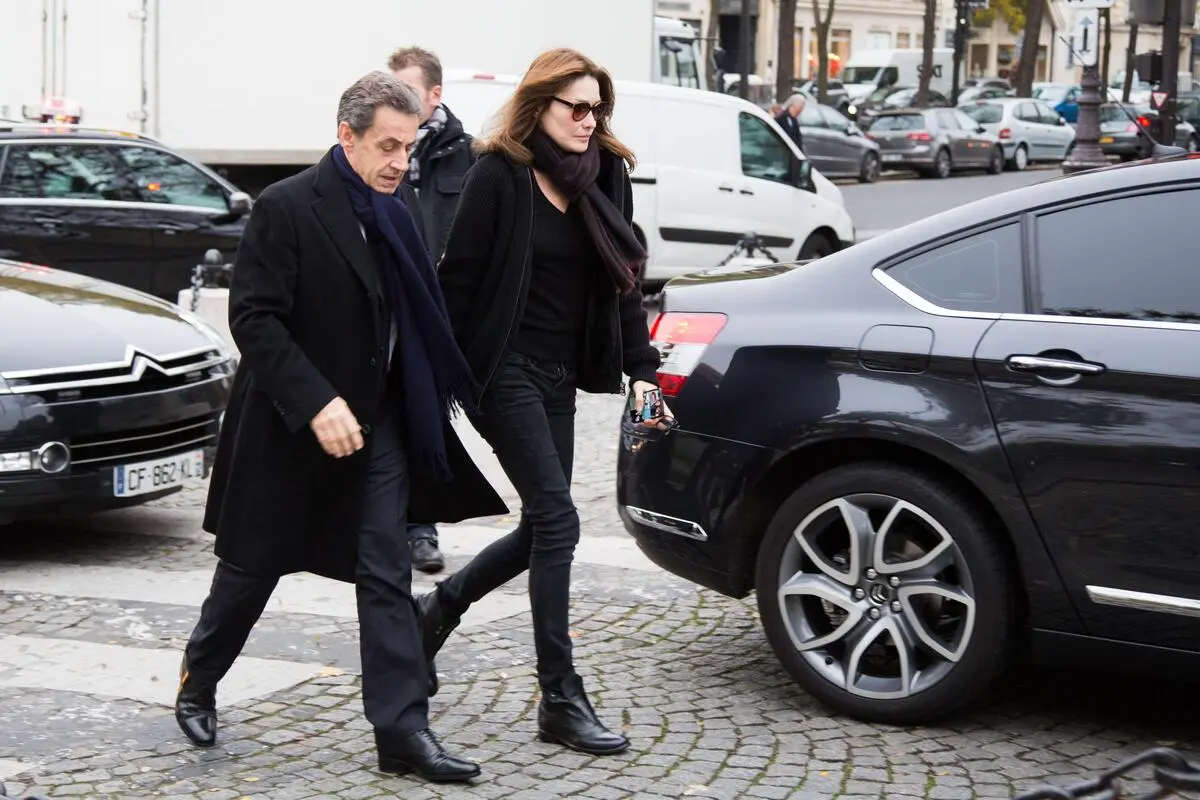 Carle Bruni et Nicolas Sarkozy