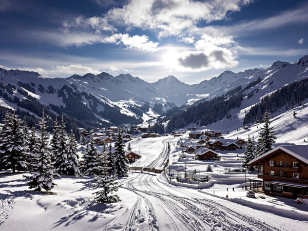 Montagne Lumineuse Hiver